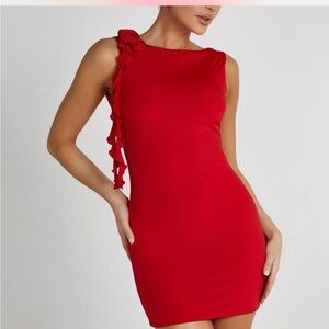 Meshki Red Mini Dress NWT Size XS